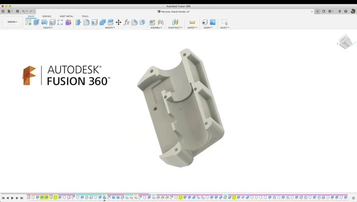 Print the handle using a strong and hard plastic like ABS. Pay close attention to the design and slicer settings to ensure a strong and reliable print.