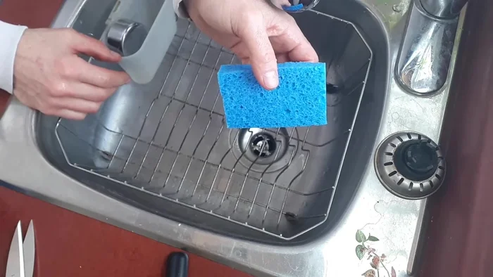 Let excess water drip out until it mostly stops dripping. Avoid over-saturation to prevent leaks in the case.