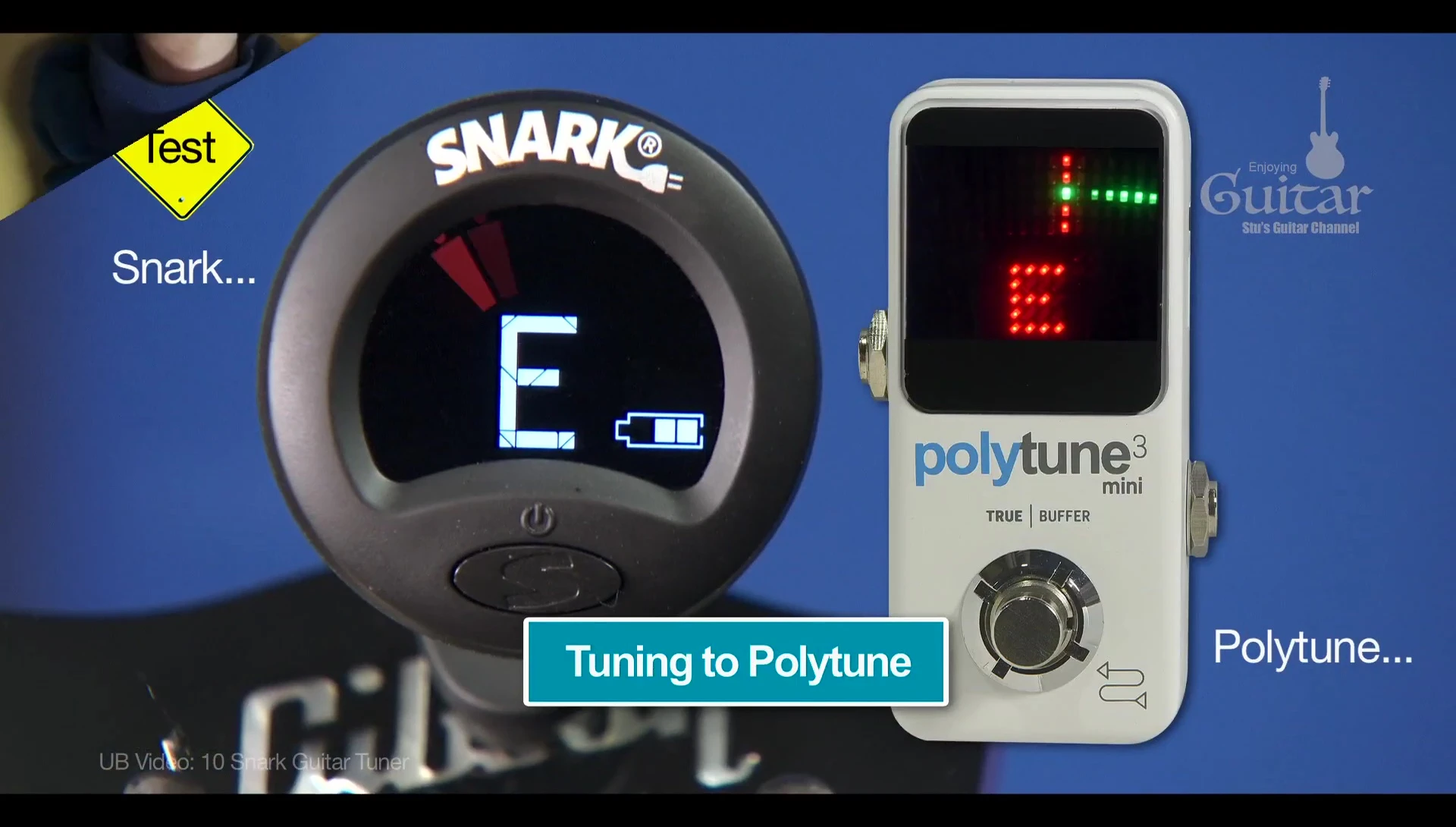 Tuning comparison display