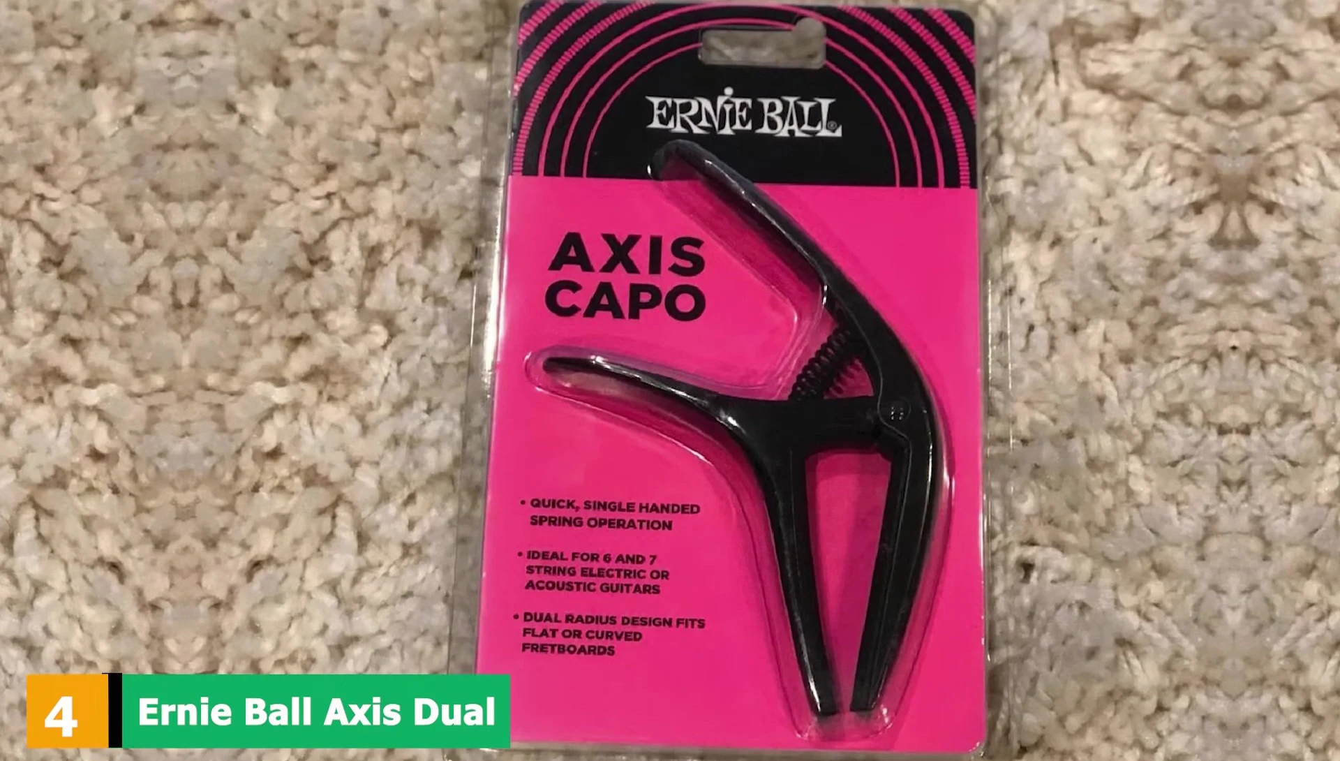 Ernie Ball Axis Dual Radius Capo