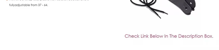 Number 2: Amimu Chevron Guitar Strap. Features chevron jacquard weave pattern, double-layered pure cotton material, double-layered premium leather ends, adjustable length (36-62 inches), and includes headstock button, tie lace, and rubber strap blocks.