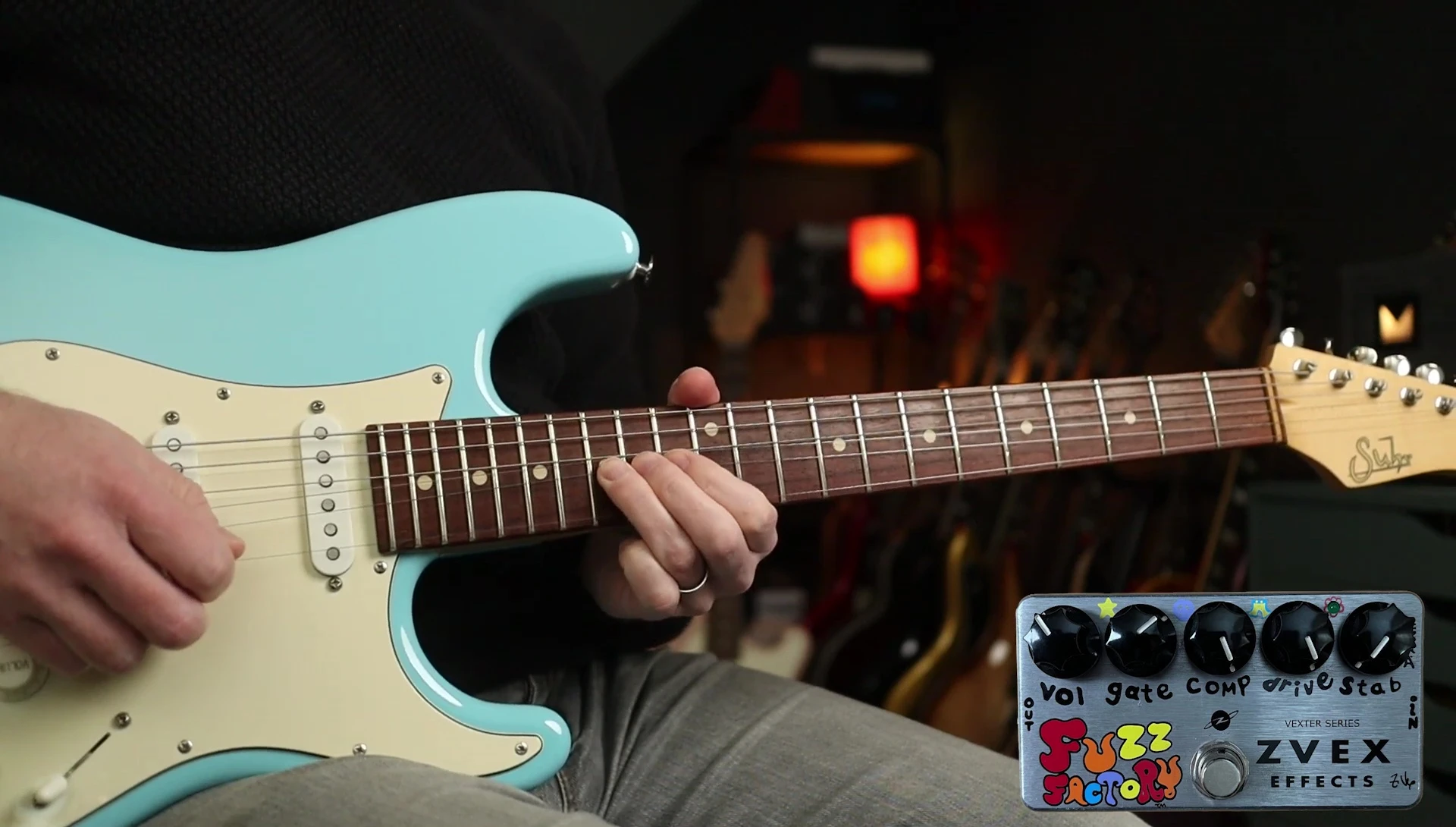 Example of gated fuzz tone
