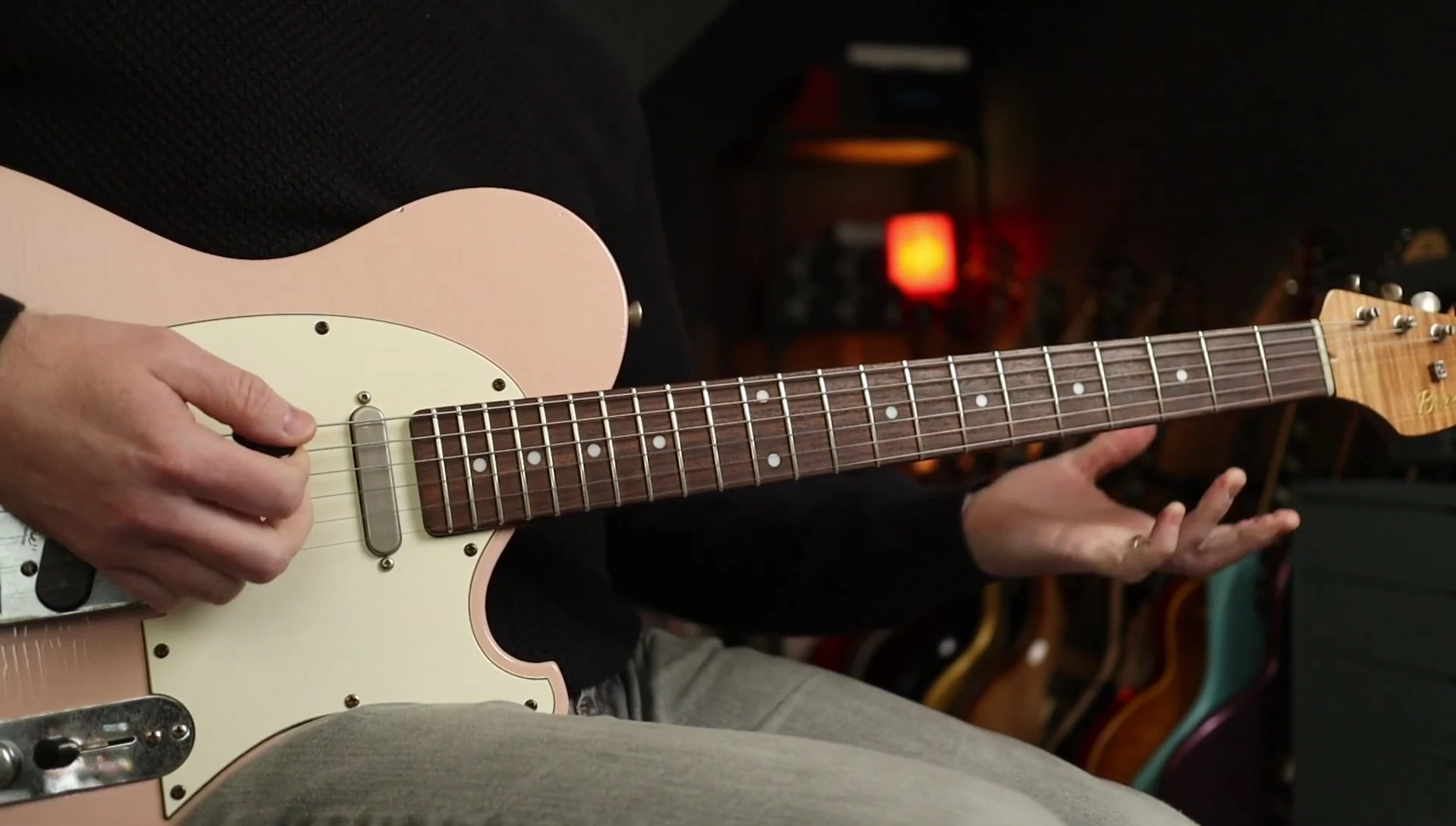 Amplifier settings for clean tone