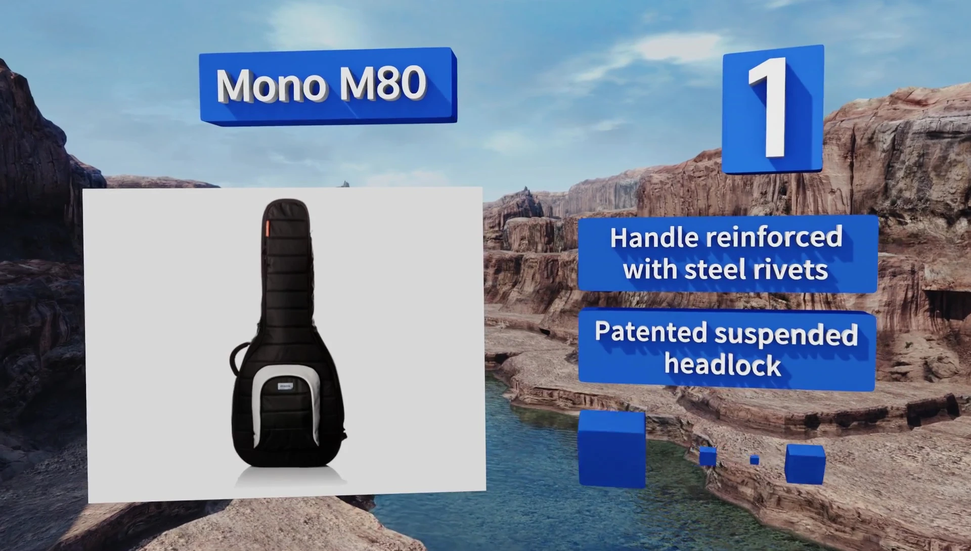Close-up showing the handle and protective features