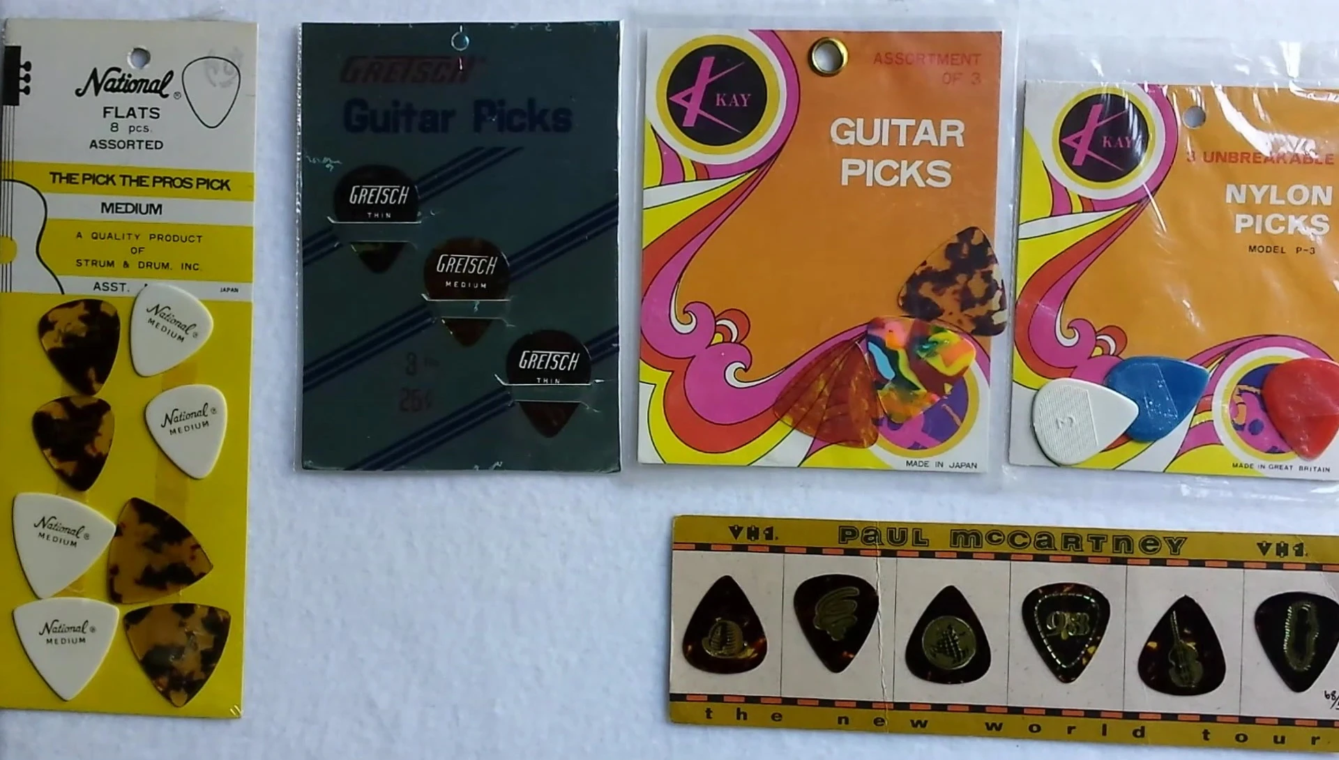 The rare Paul McCartney pick card
