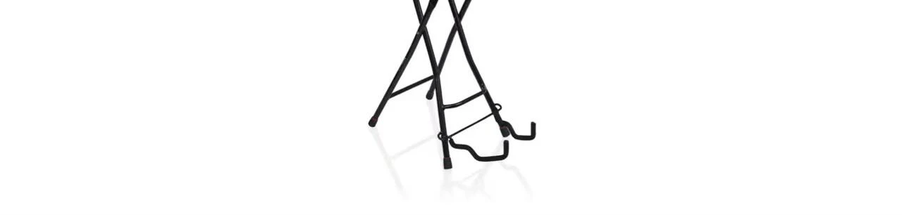 The Gator Frameworks guitar stool with the integrated guitar stand