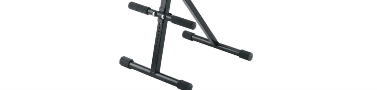 Close up of the adjustable features of the K&M stool