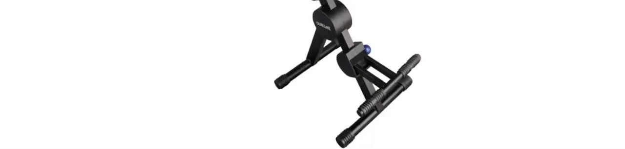 Showcase of the Quick Lock's features: padded footrest and backrest