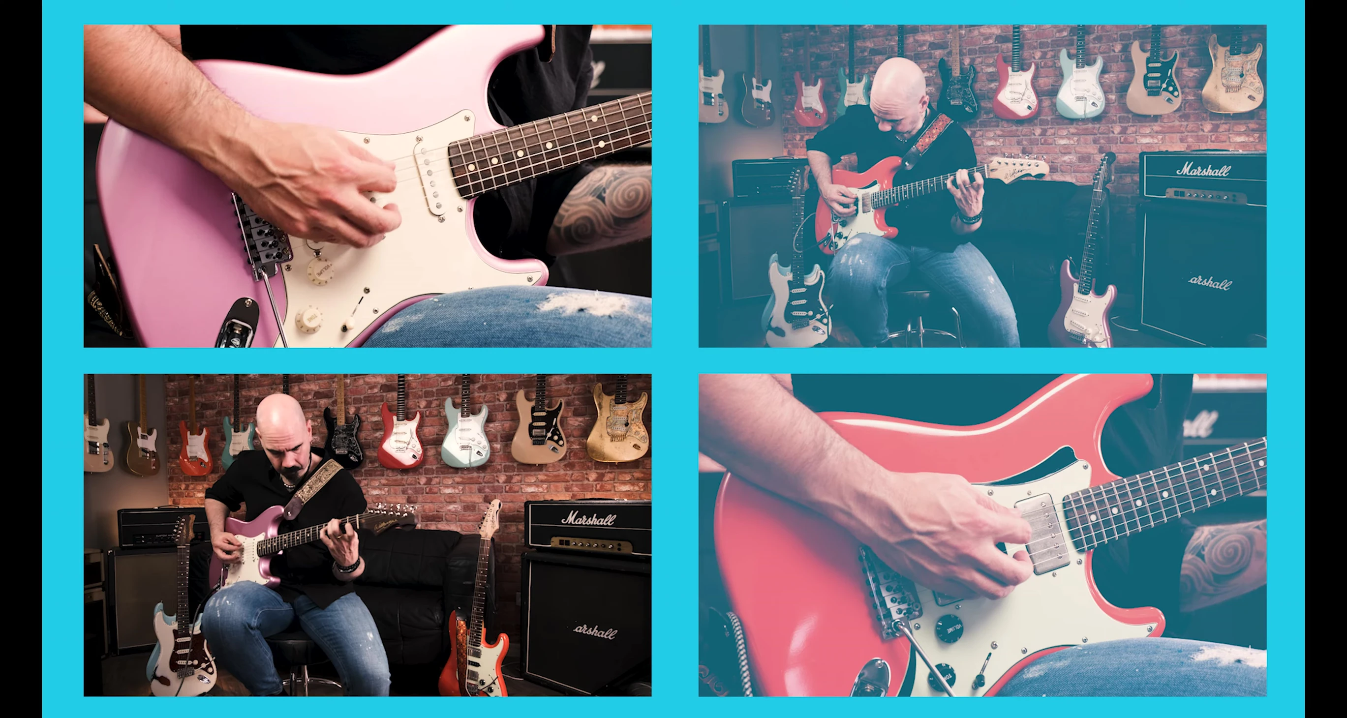 Guitarist playing with British Steel Strings