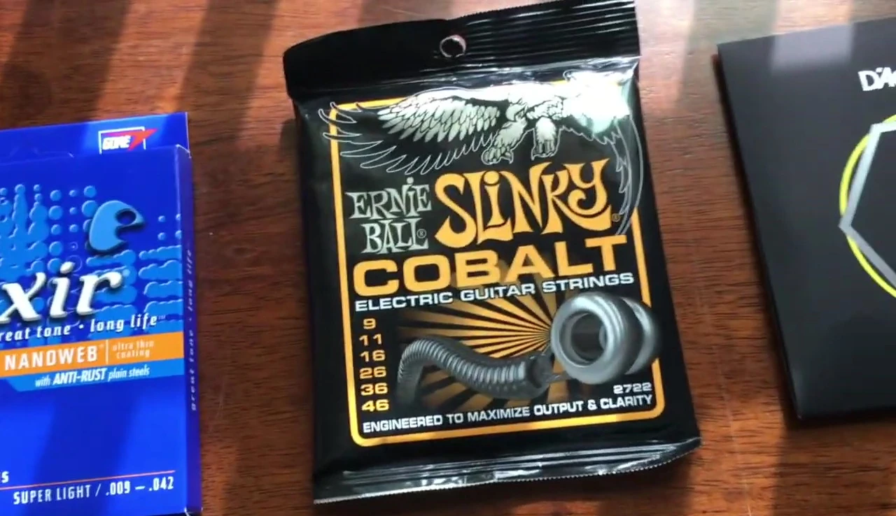 Screenshot of Ernie Ball Cobalt Slinky strings