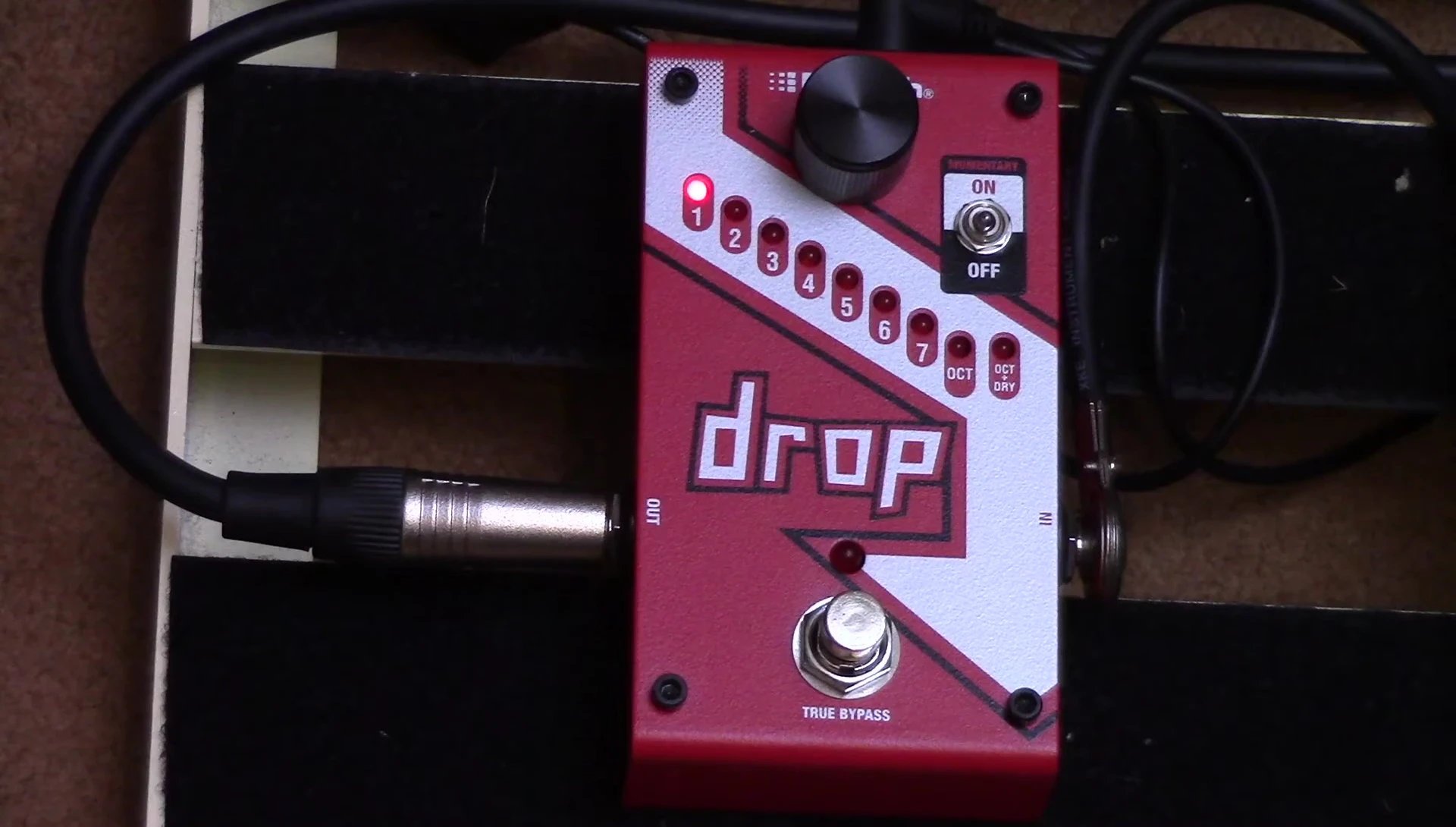 Pitch altering pedal demonstration.