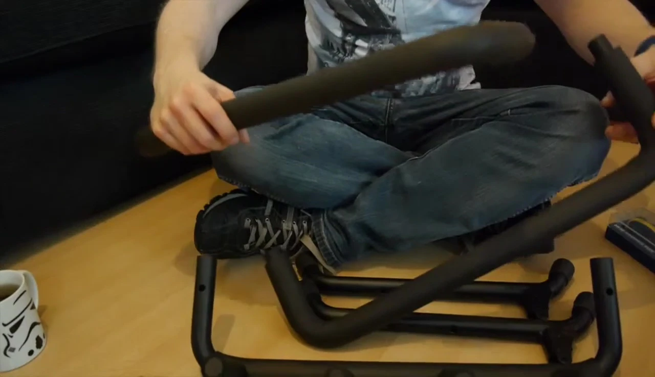 Assembling the base of the stand