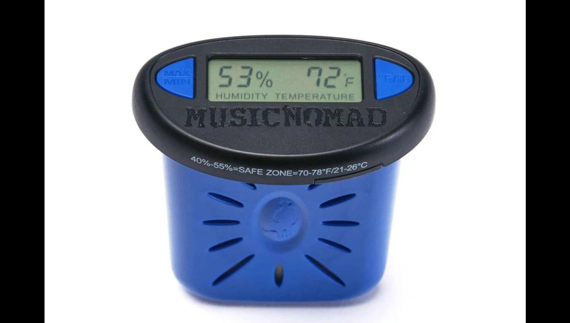 The Humidor One device showcasing its LCD screen and controls.