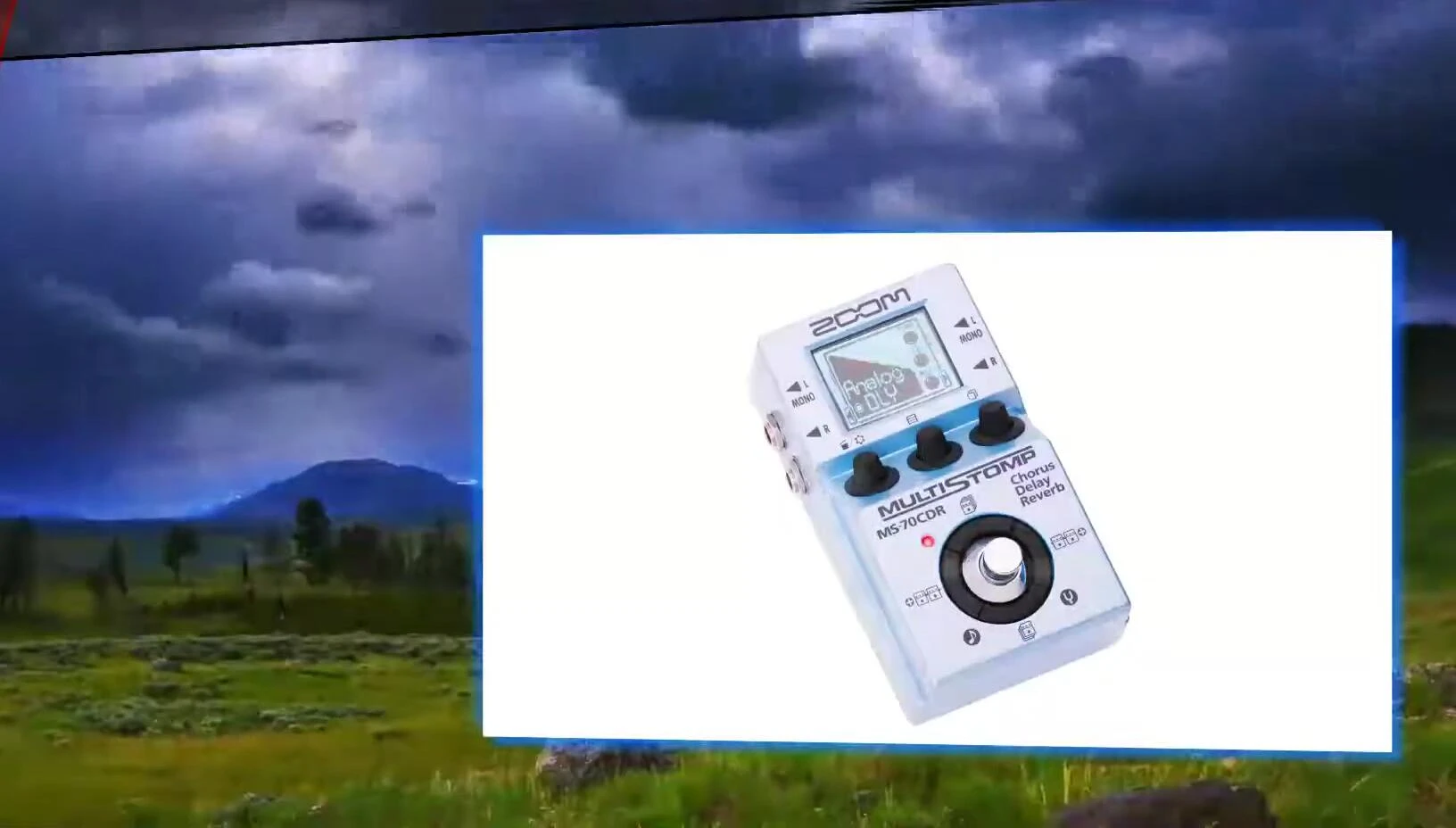 Zoom MS-70CDR control panel