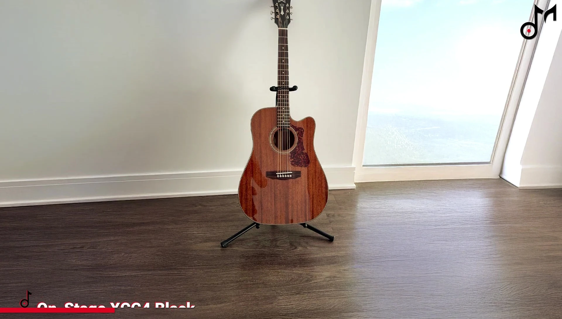 On Stage XCG4 Black Tripod Guitar Stand