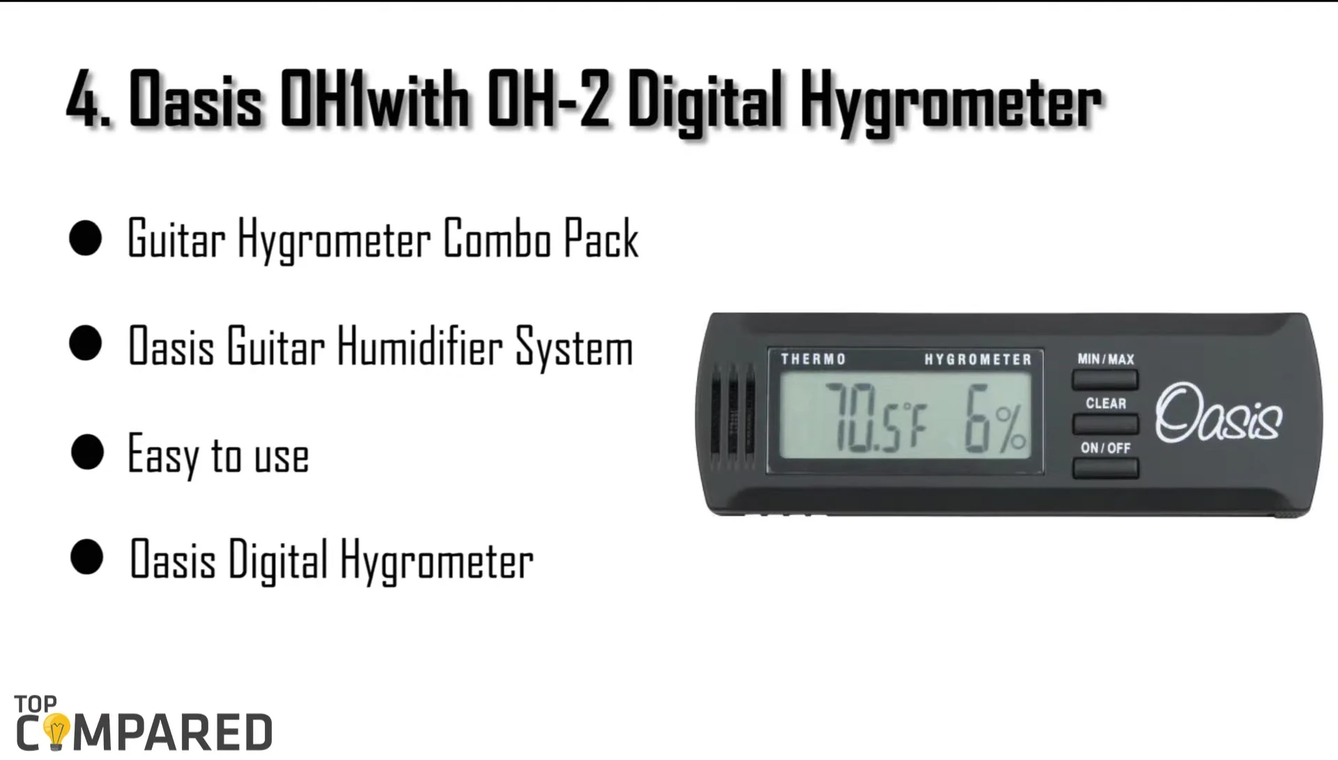 The Oasis OH1/OH2 digital hygrometer and humidifier system