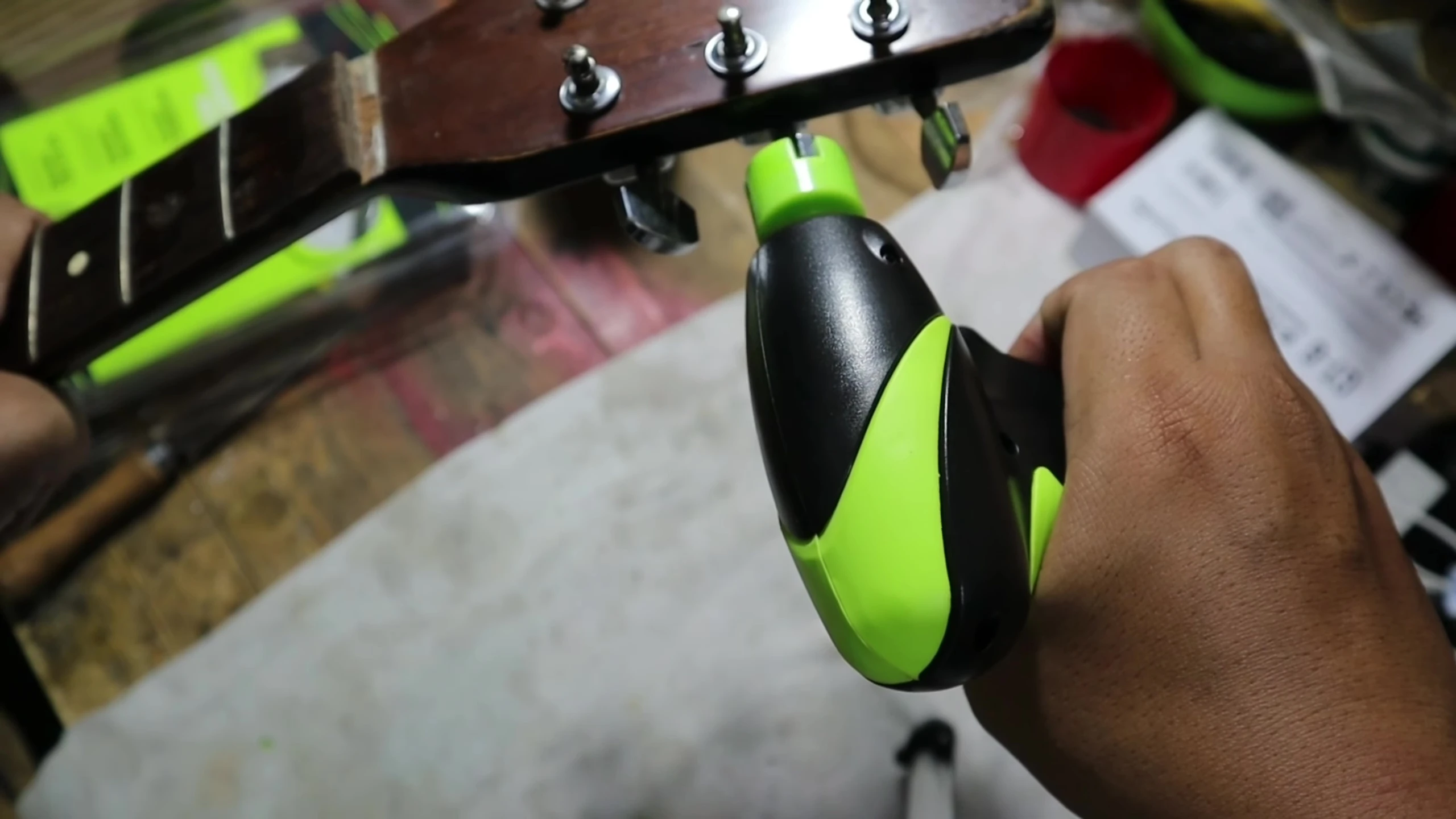 A final shot of the Ernie Ball Power Peg.