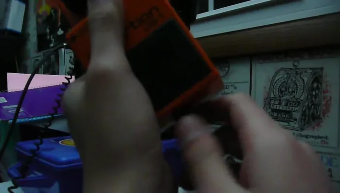 Plug the pedal into your guitar and amplifier.